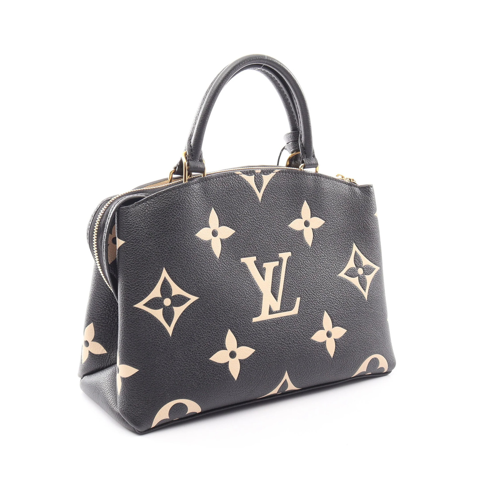 Louis Vuitton PM 2WAY Handbag Black Leather #RCB14065