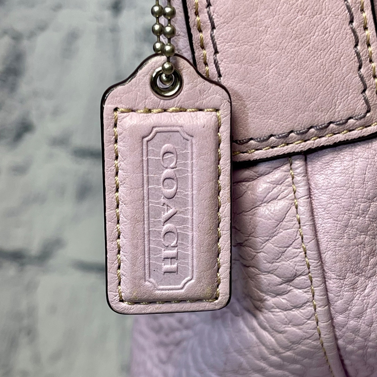 Vintage Coach Sarah Hobo Bag F13094 Leather Shoulder Purse Y2k Lavender