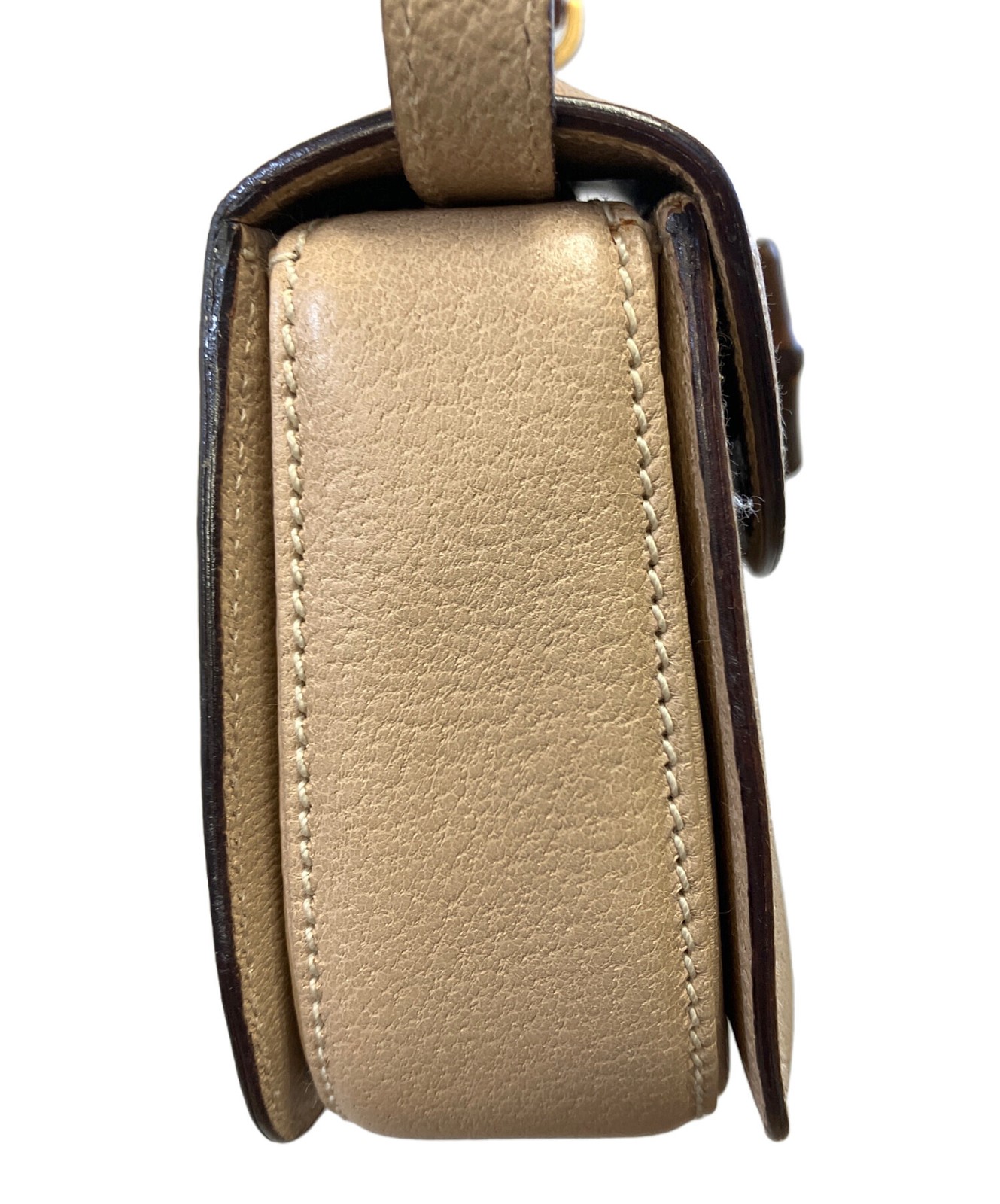 Gucci Bamboo Lock Beige Handbag #TFB1708