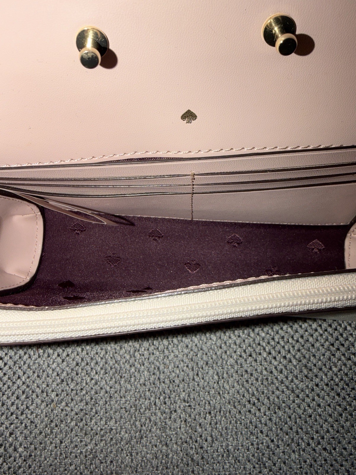 Kate Spade Cameron Crossbody bag Burgundy, Cream Pink NO STRAP