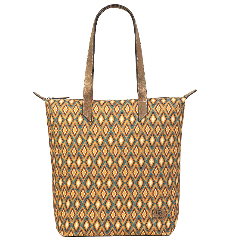 Ariat Ladies Brown Southwest Diamond Print Tote A770015502