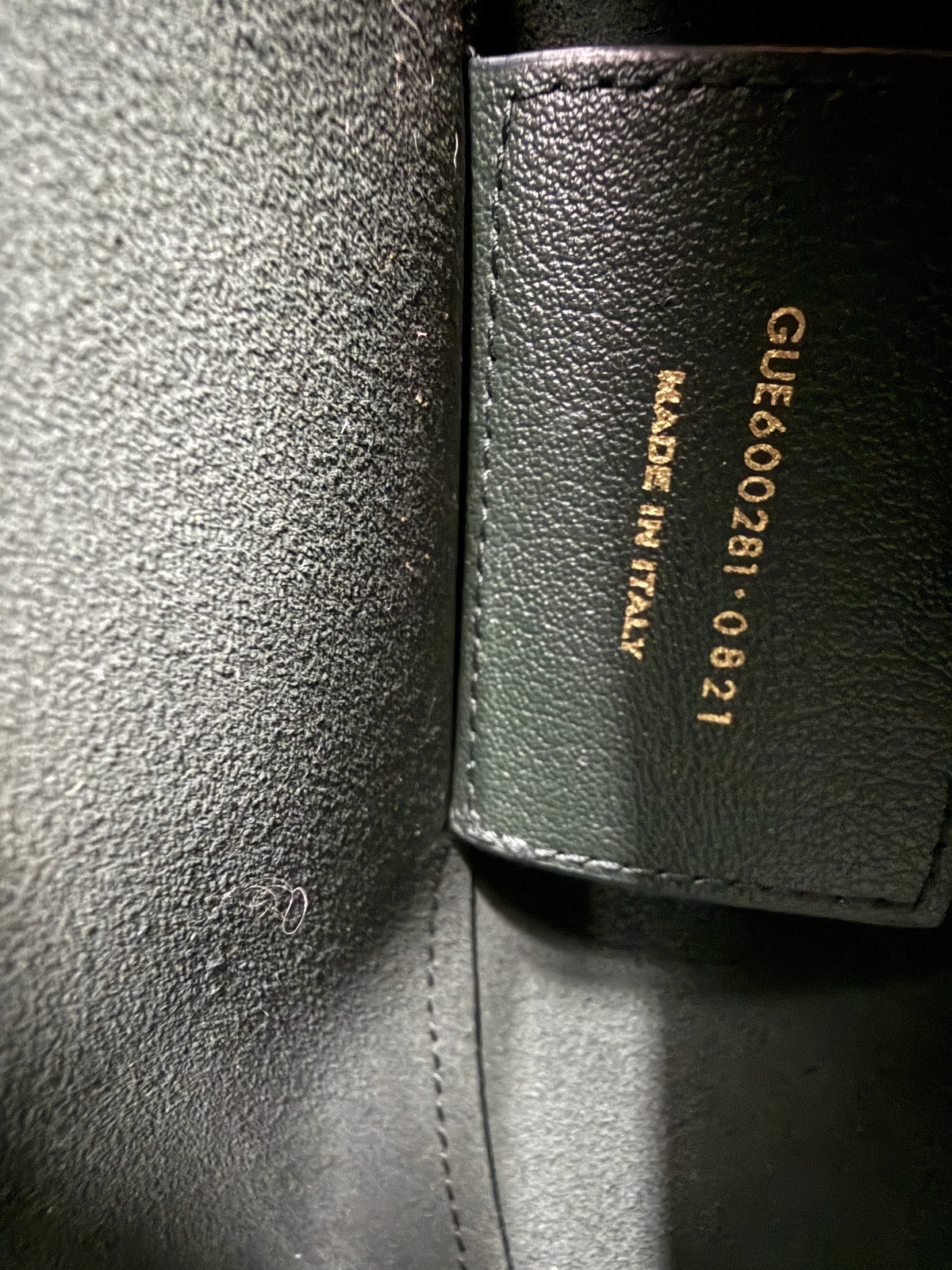 Saint Laurent Shopping East West Tote Green Leather Charm Box Dust Bag