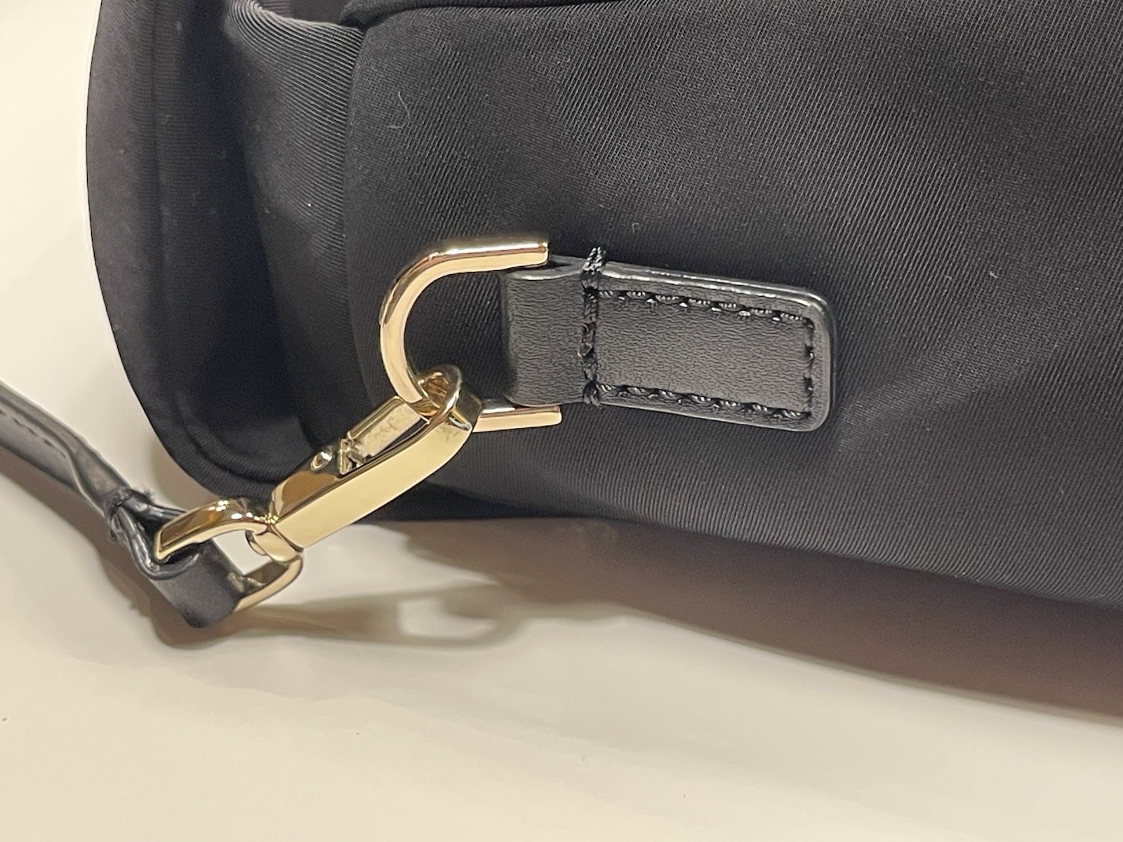 Kate Spade Haring Lane Jeny Nylon Black Satchel Bow Top & Adjustable Crossbody