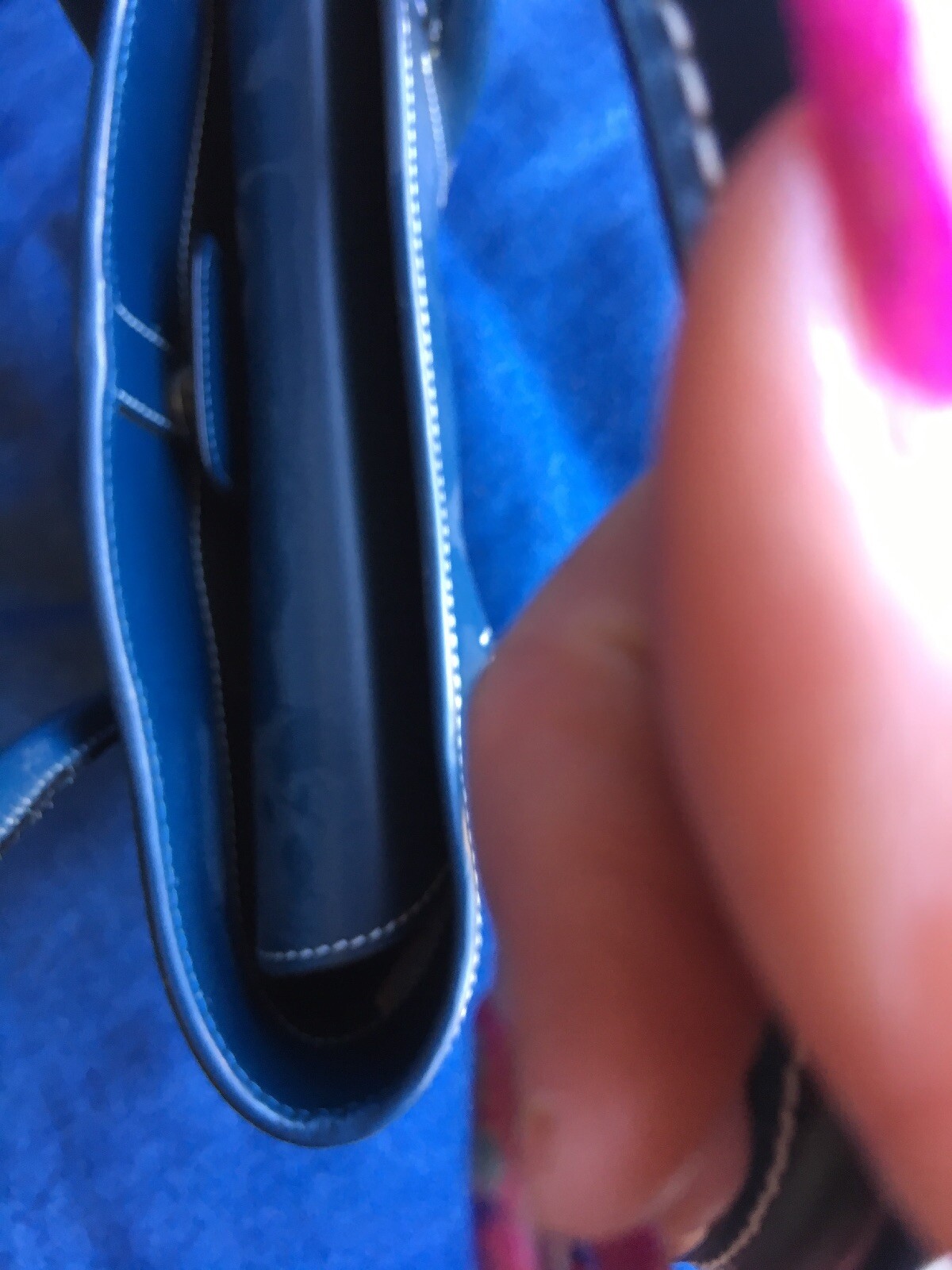 Dooney And Bourke Parasole Navy Tote