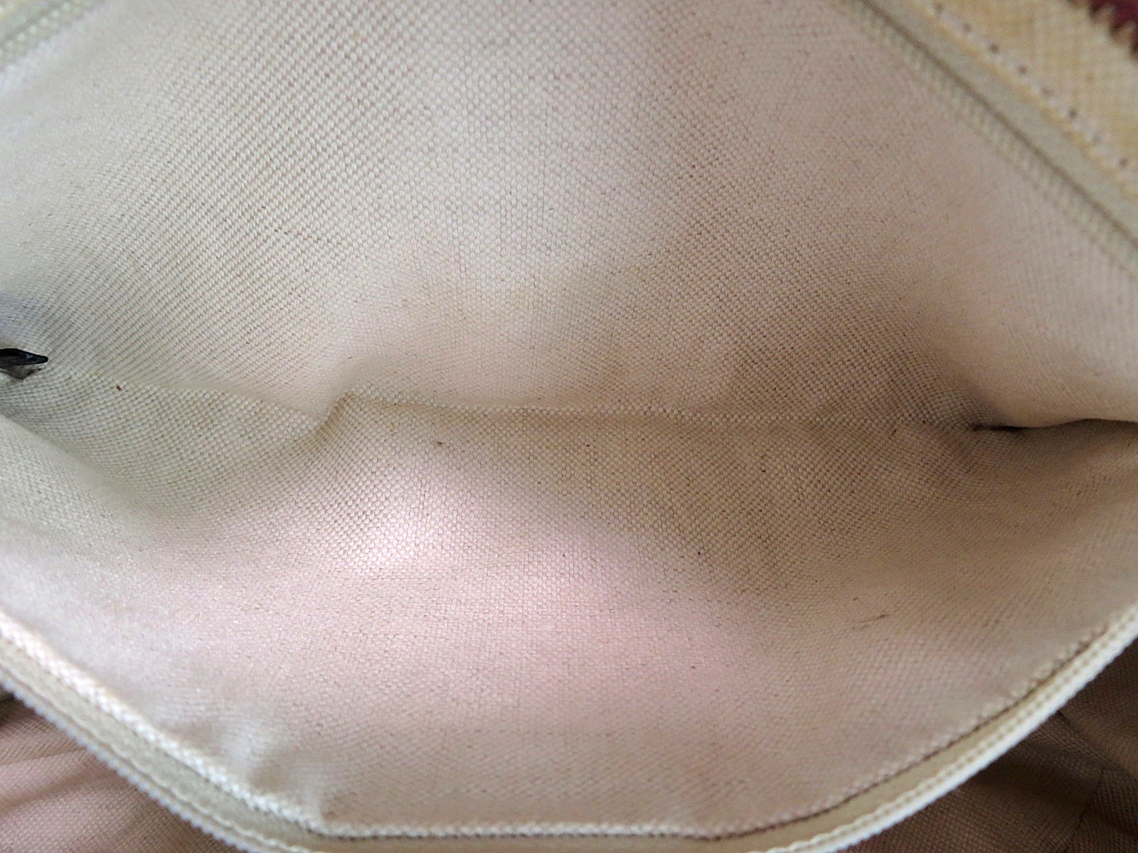 Auth GUCCI Sukey Brown GG Canvas and Pink Leather Shoulder Bag Purse #62121