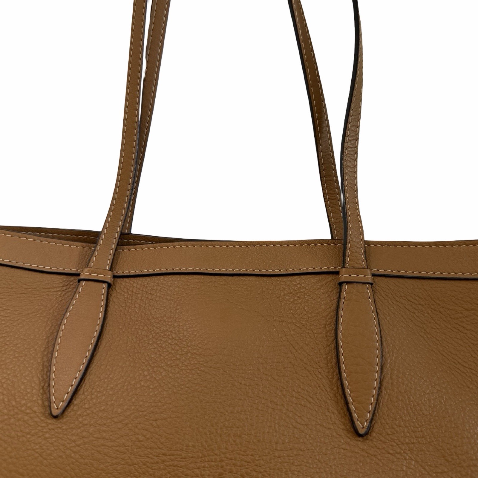 Hunting Season Soft Nappa Leather Tote Bag in Camel Large Classic Luxury Handbag