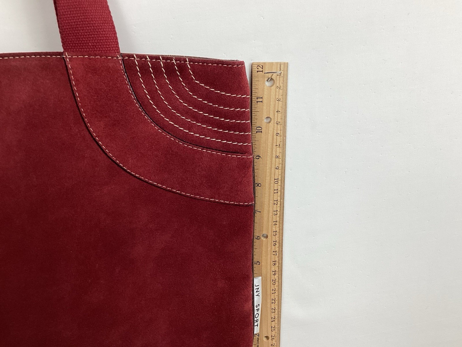 Jones New York Suede Bag Large Business Travel Casual Use Much More