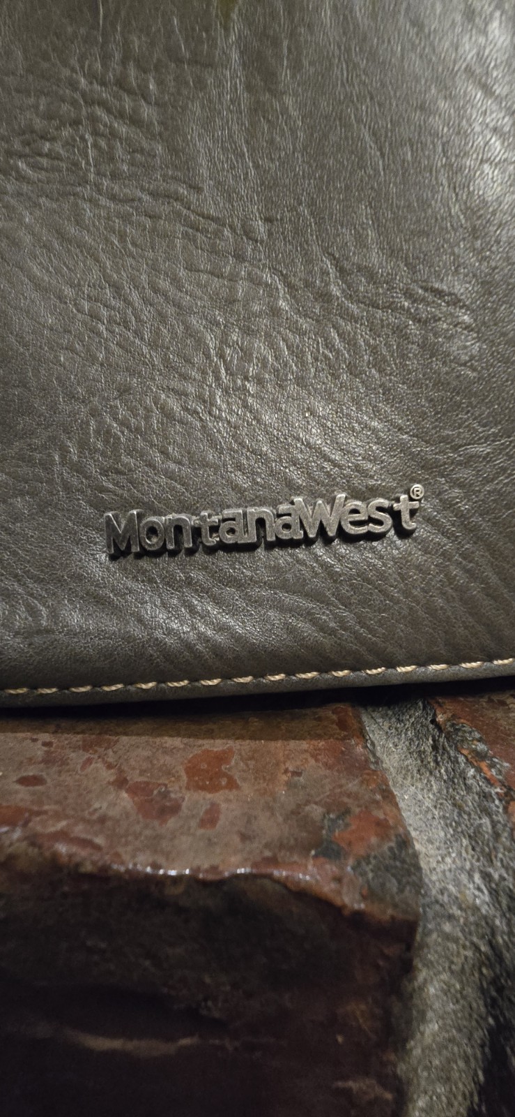 Montana West Gray Beige Studded Fringe Shoulder Bag for Women