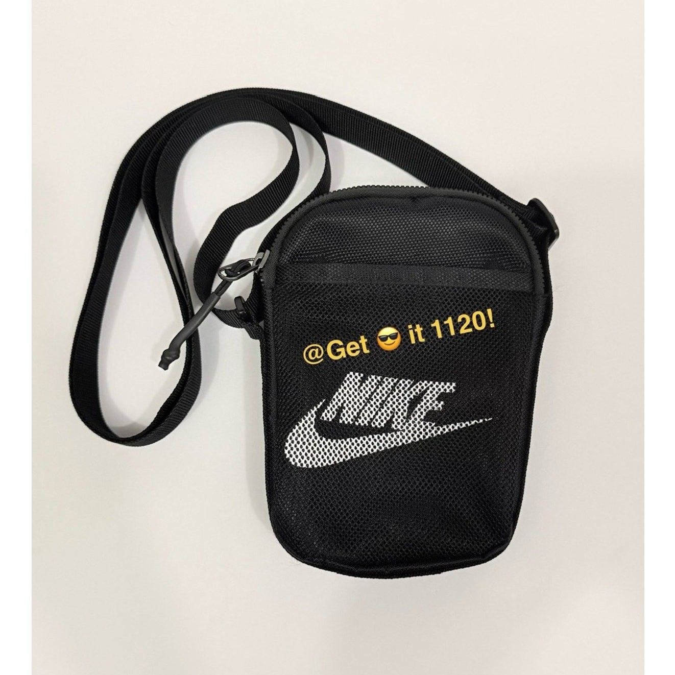 Nike Heritage Crossbody Bag (Small 1L) BA5871-010 Black | White