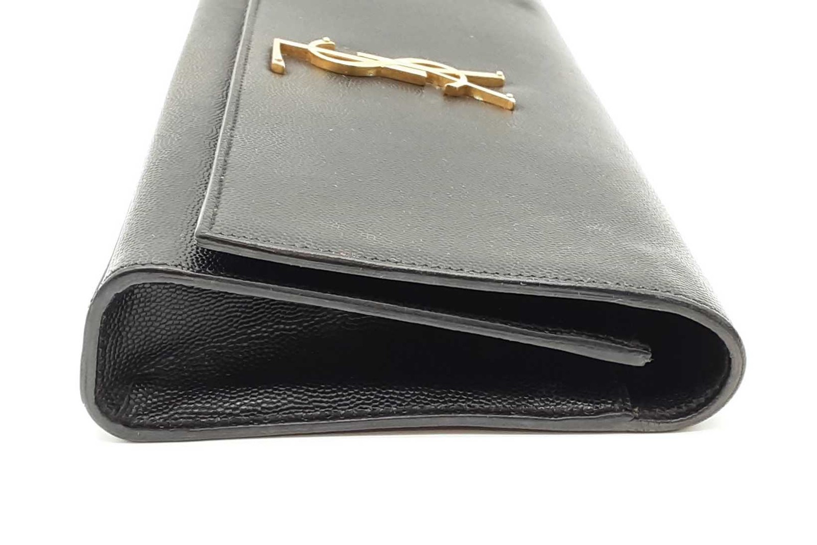 Yves Saint Laurent Kate Black Leather Clutch Eb0626orxde