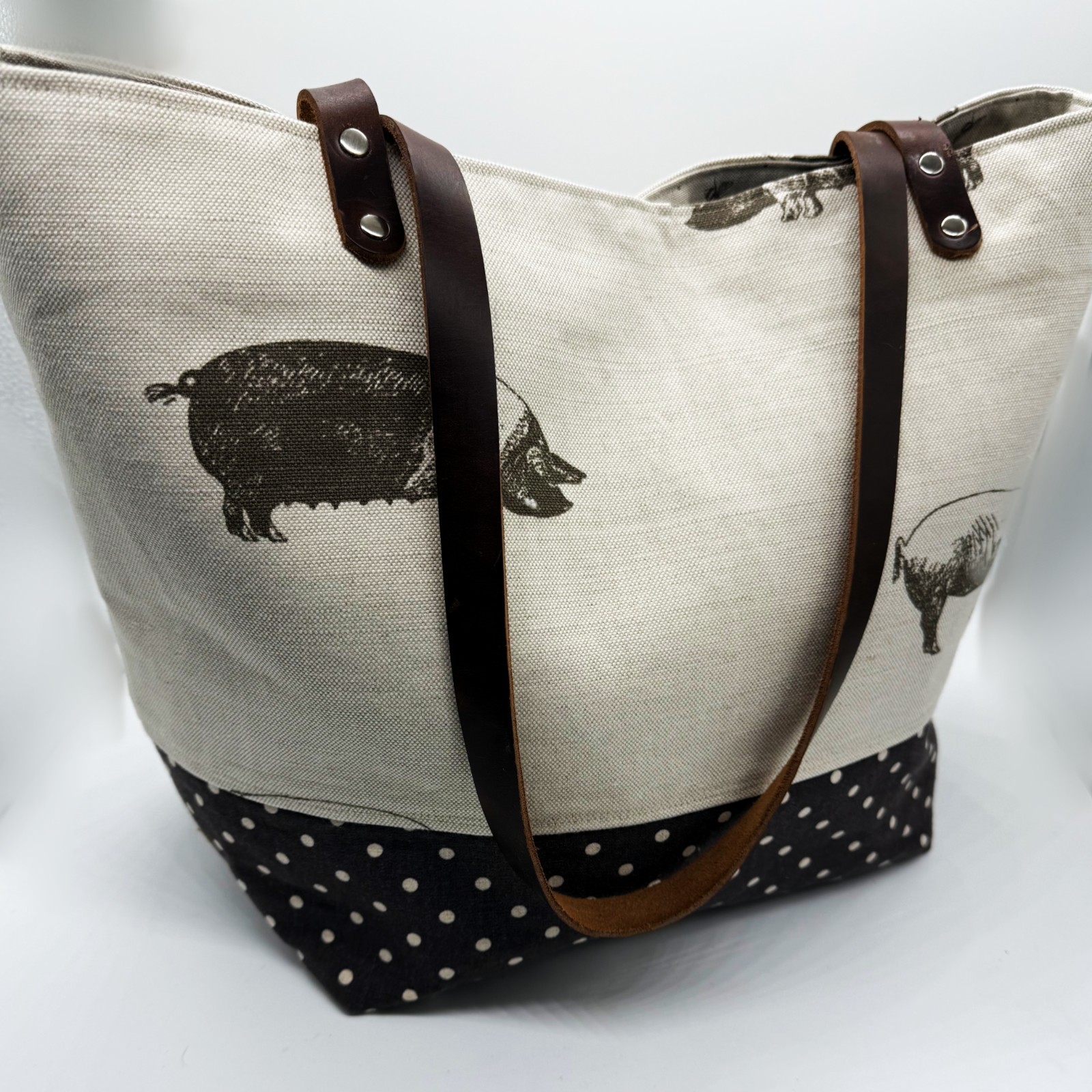 Emily Bond Handmade Linen Tote-RARE Fabrics
