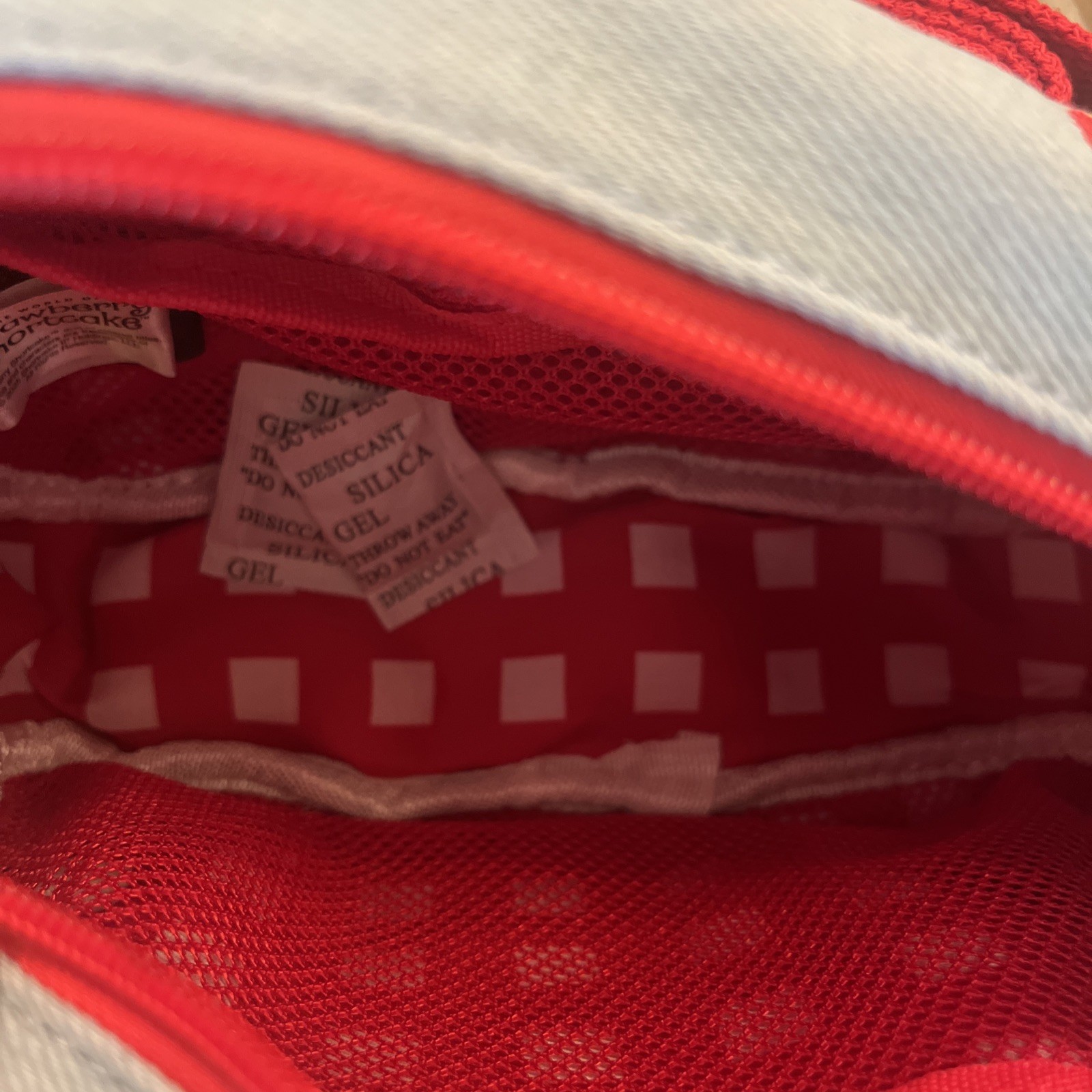 Strawberry Shortcake Fanny pack or Crossbody; Light Jean With Red Strawberries.