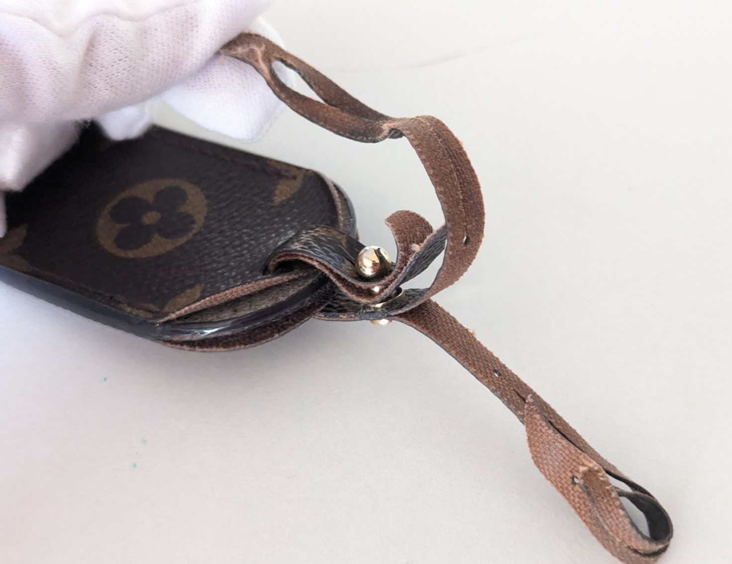 Auth Louis Vuitton Monogram Vernis Alma BB Miroir 2Way Shoulder Hand Bag F#53917