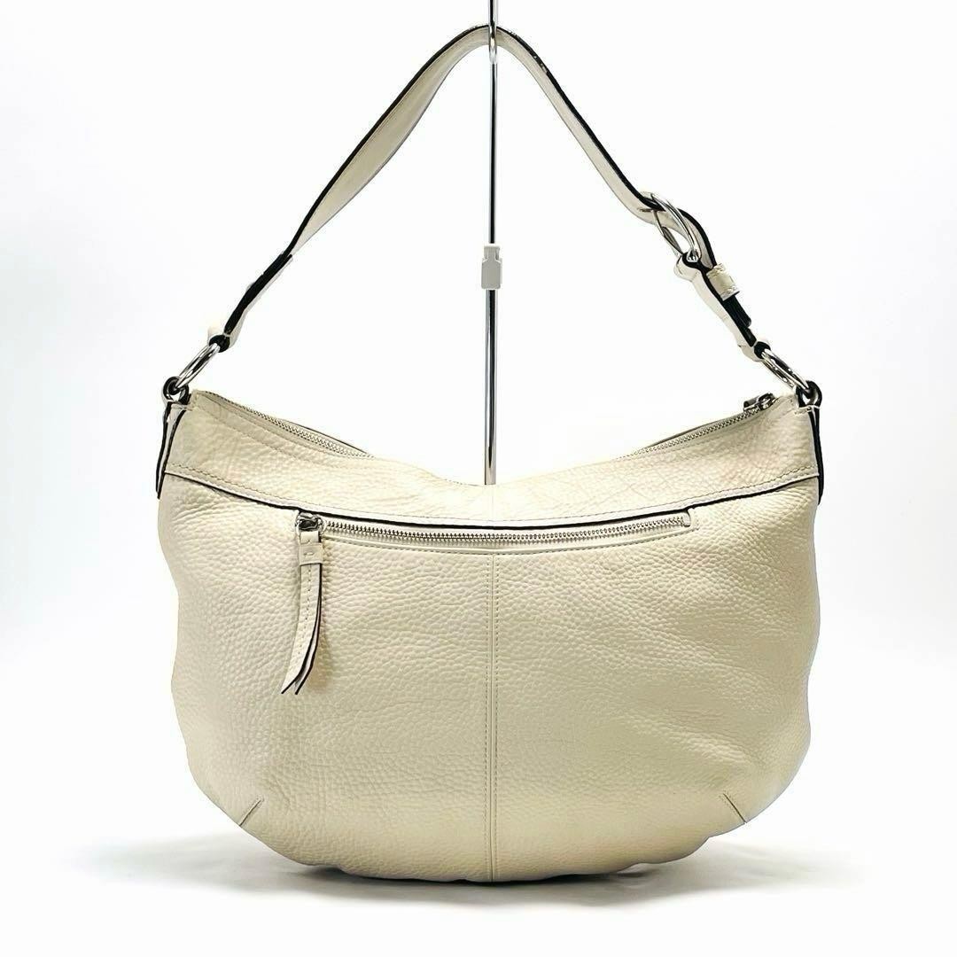 COACH Pleated Leather Hobo One Shoulder Bag