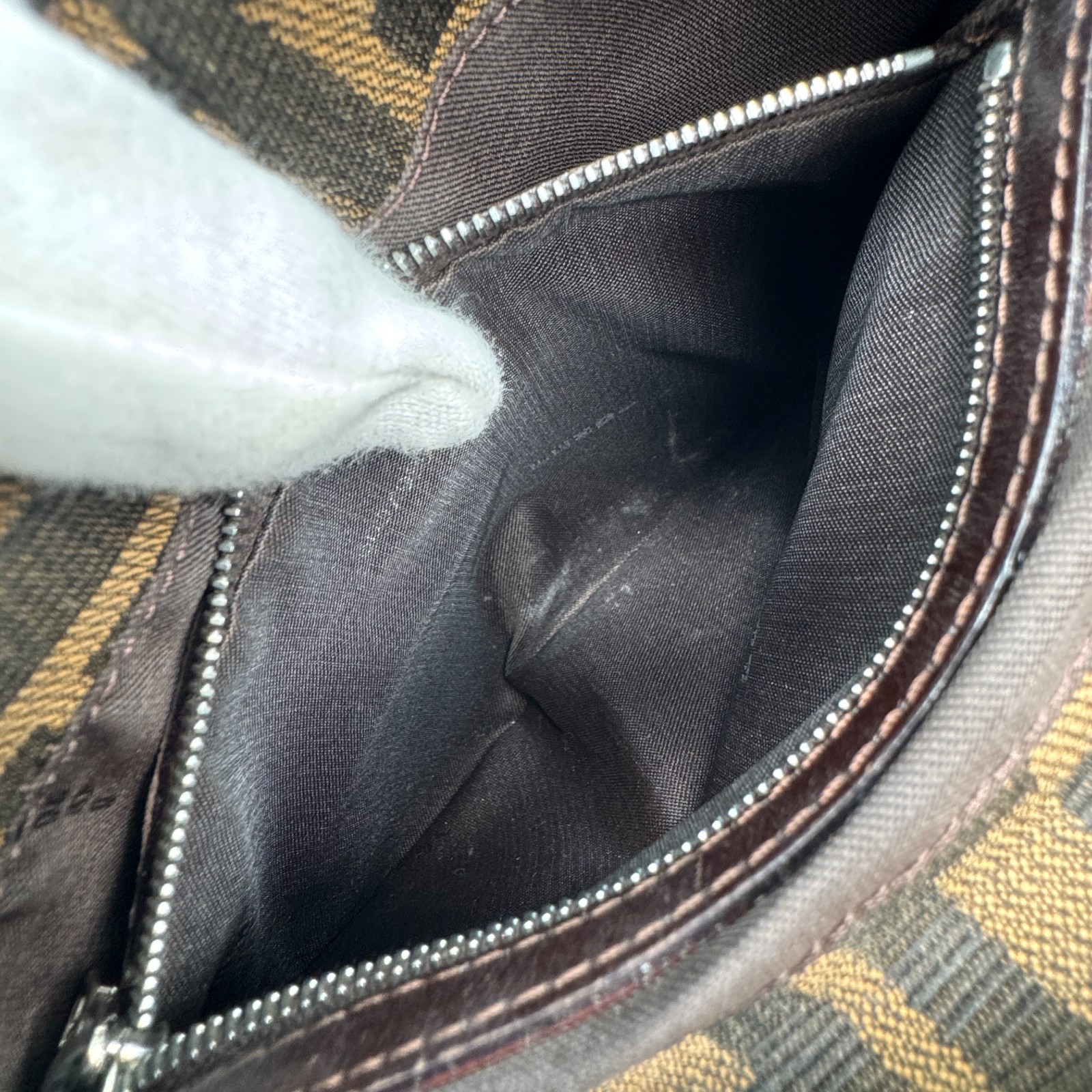 FENDI Zucca Baguette Mamma Canvas Bag