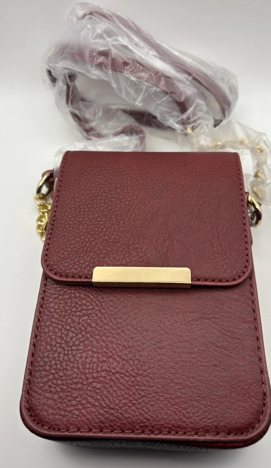 NEW Mali + Lili Josie Maroon Crossbody Purse with Tags
