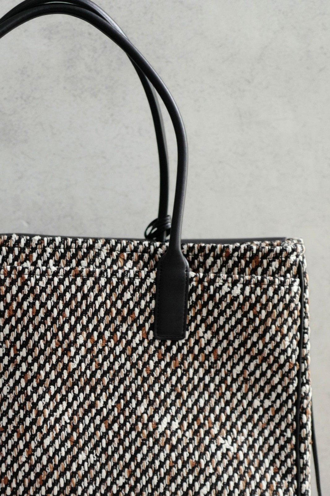 Chanel 26s Large Shopping Bag Black/Ecru Wool Gold Hardware “Matthieu Blazy’s”