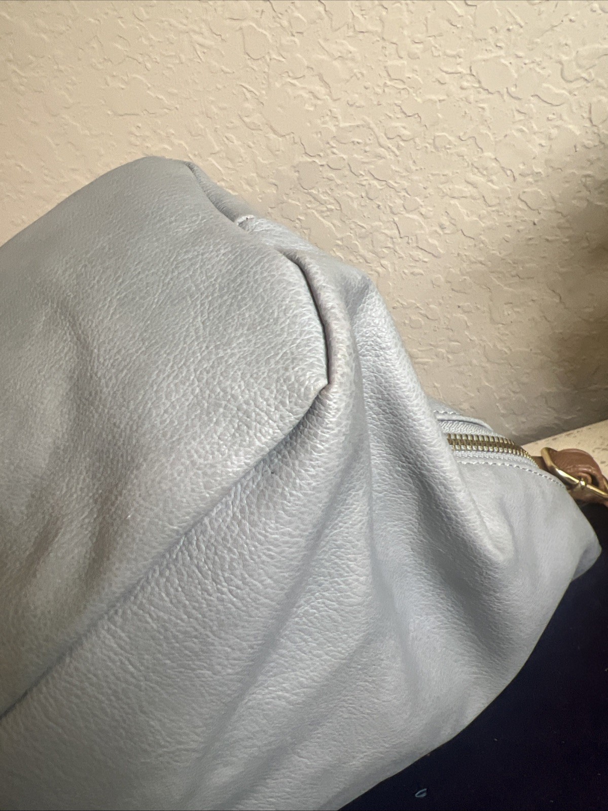 Unbranded Classic Gray Multi Zip Woven Shoulder Handbag Hobo Western Purse