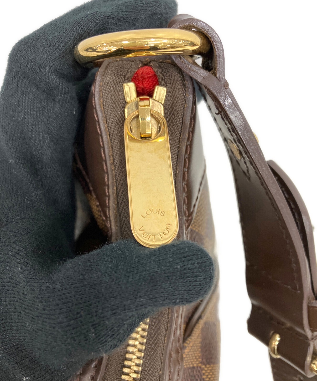 Louis Vuitton Thames PM N48180 Coated Canvas Brown Shoulder Bag #TFB1408