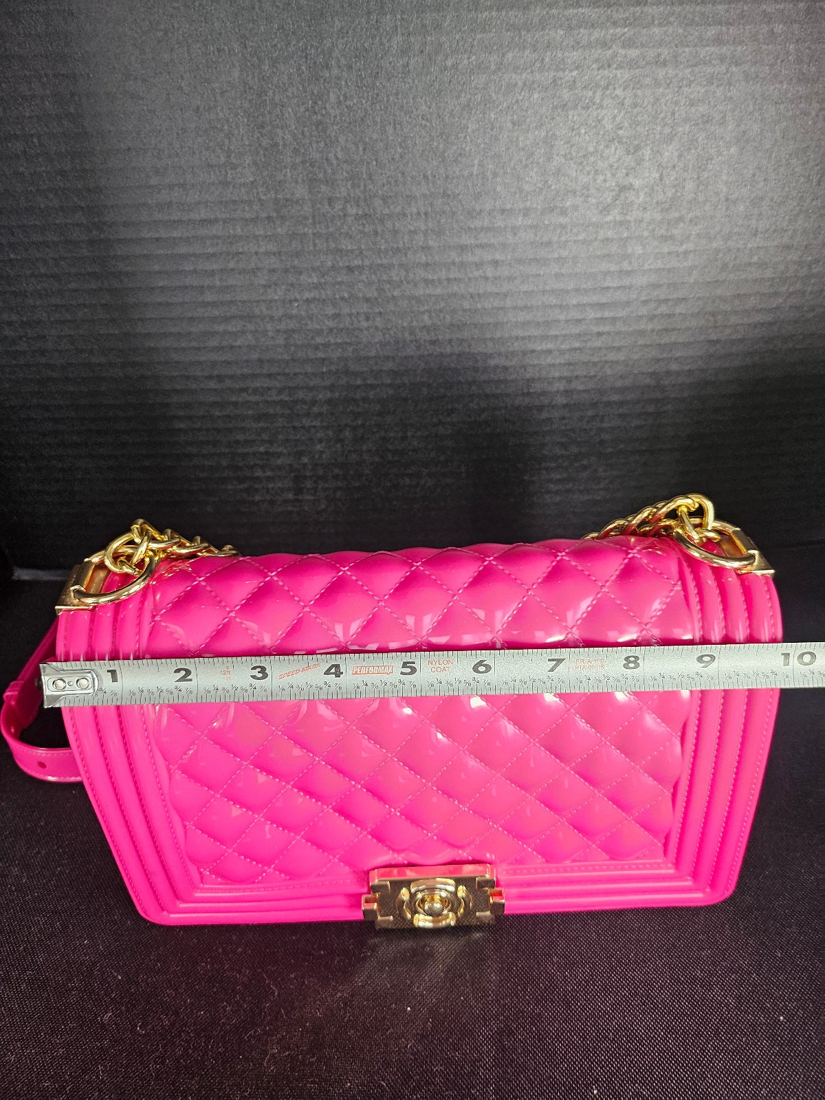 Emperia New York Los Angeles Vegan Hot Pink Jelly Crossbody Bag