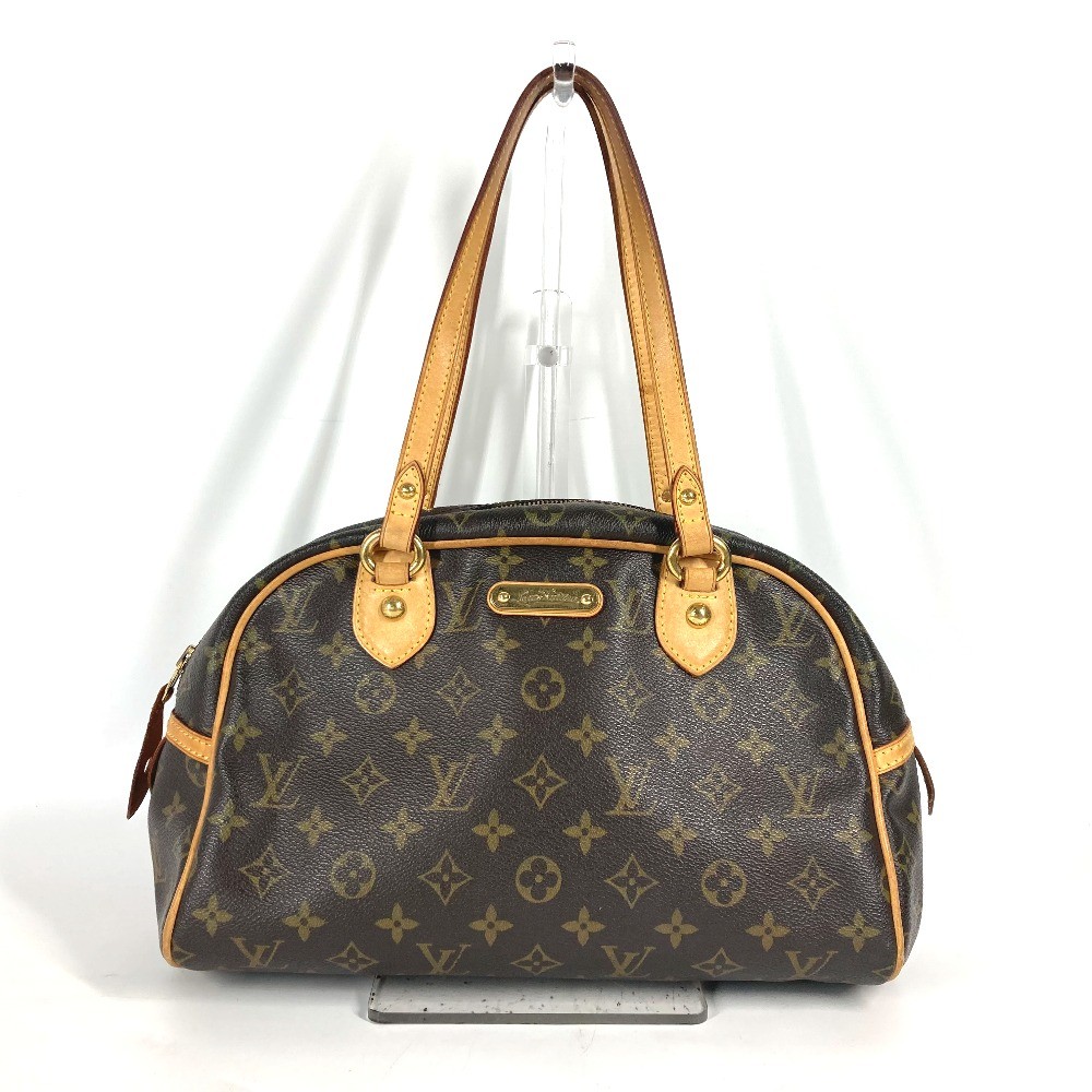 LOUIS VUITTON M95565 Monogram Montorgueil PM MonogramCanvas Brown
