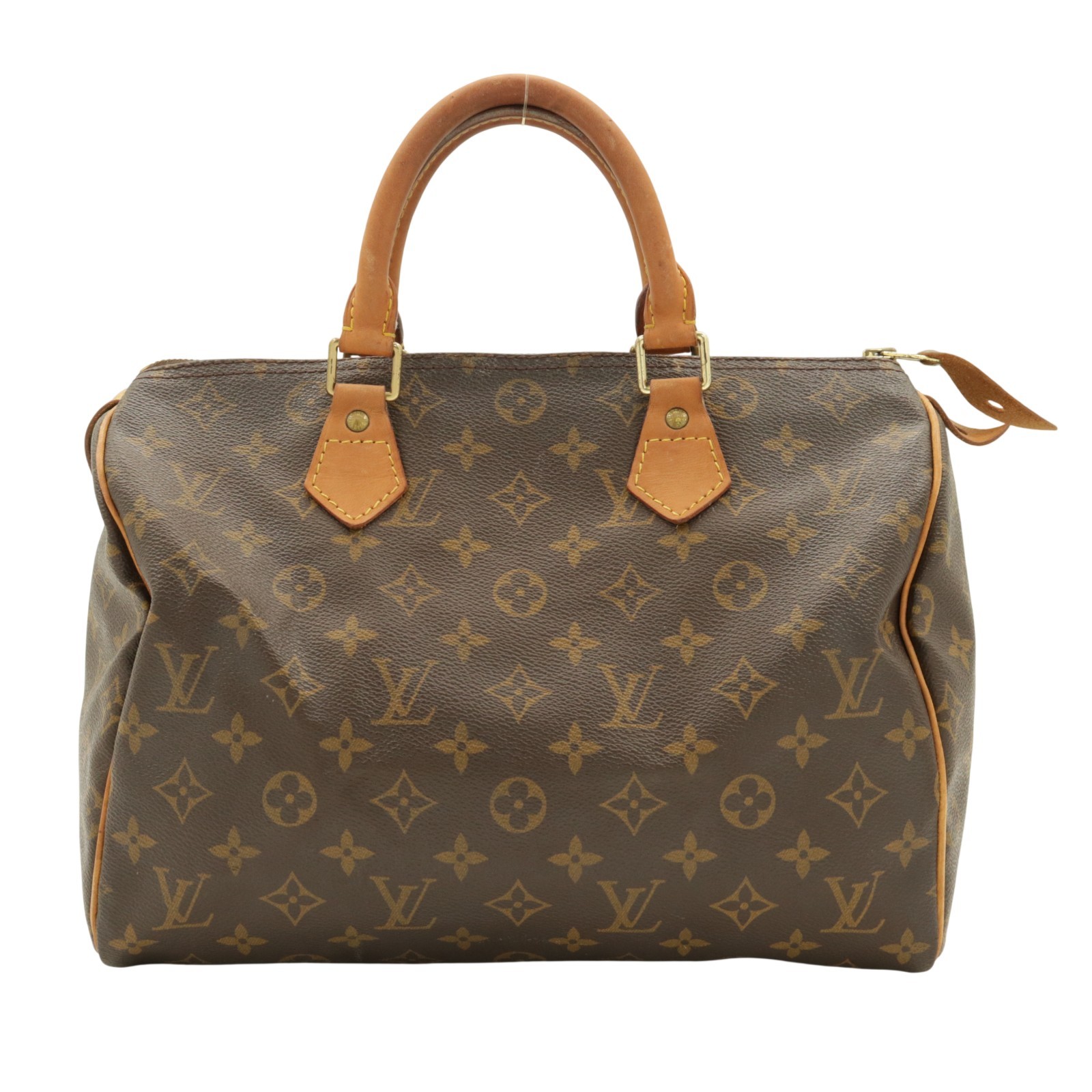 Auth.Louis Vuitton M41522 Speedy 40 Hand bag Brown Monogram serial TH0020