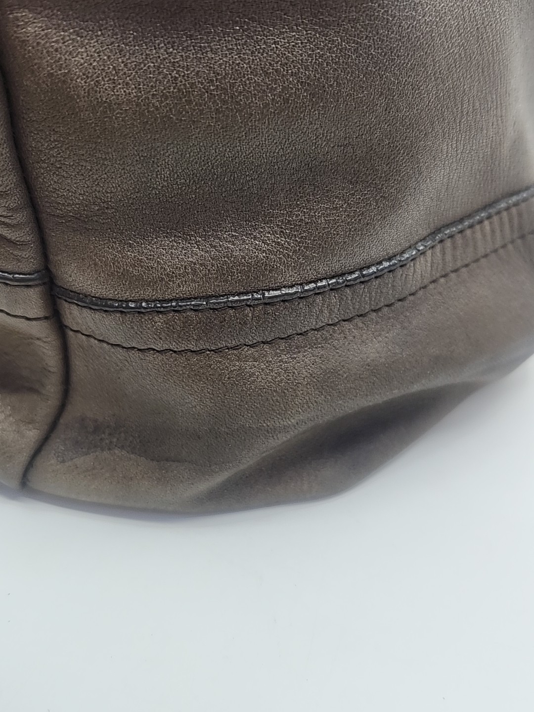 Vintahe Ghurka Original Collection Dark Brown Shoulder Bag. Inside Needs Repair