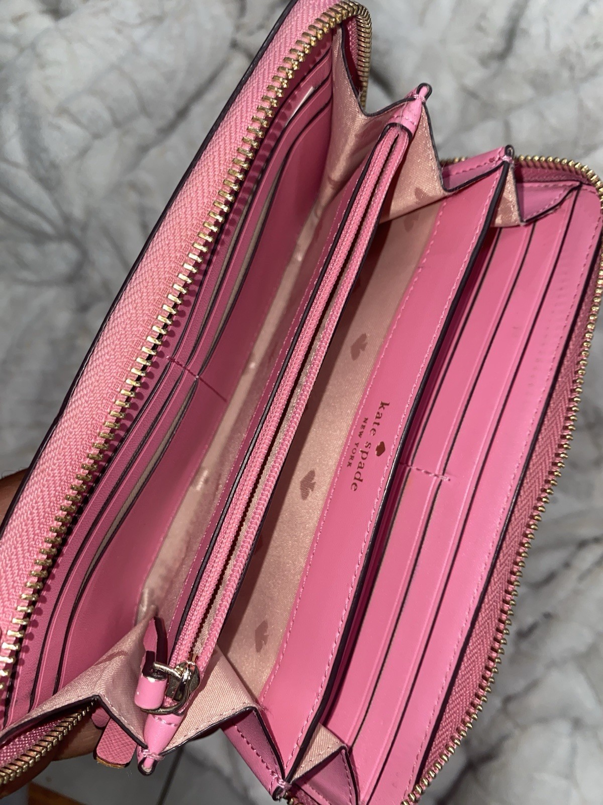 kate spade new york Tinsel Women’s Tote Bag – Rose Gold