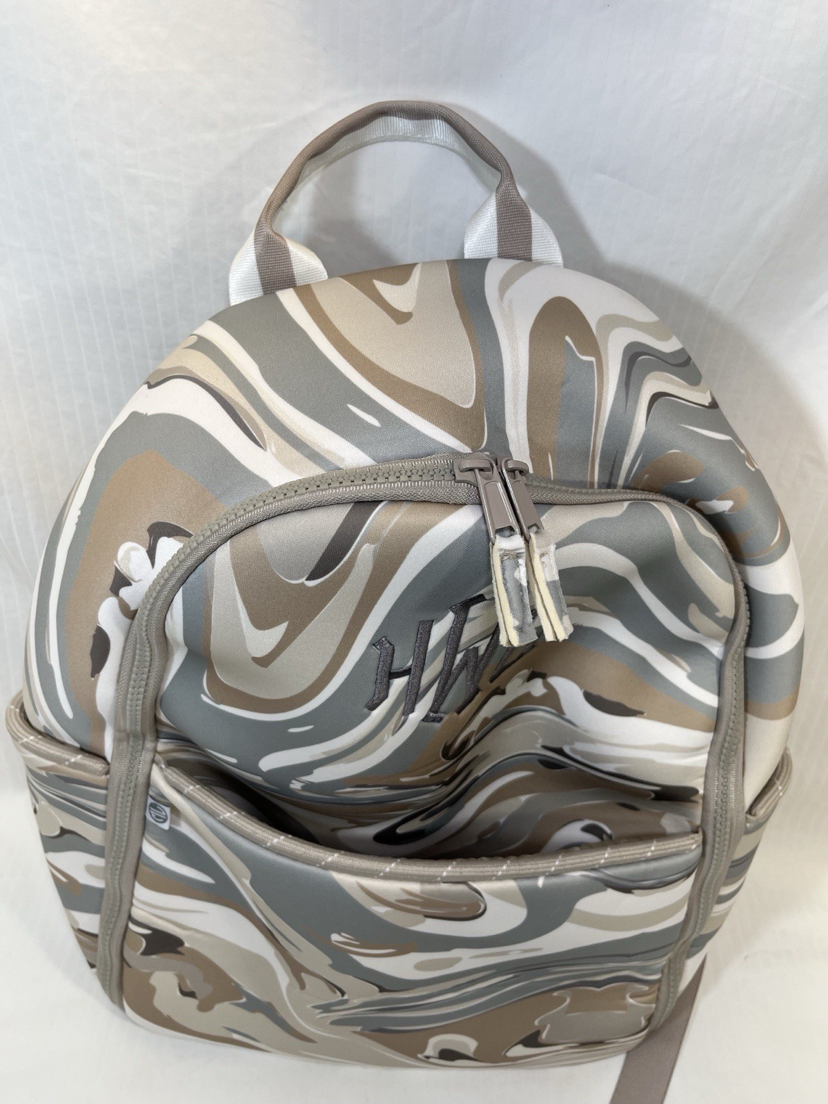 Marleylilly Monogrammed Neoprene Backpack Water Resistant New W/Tag