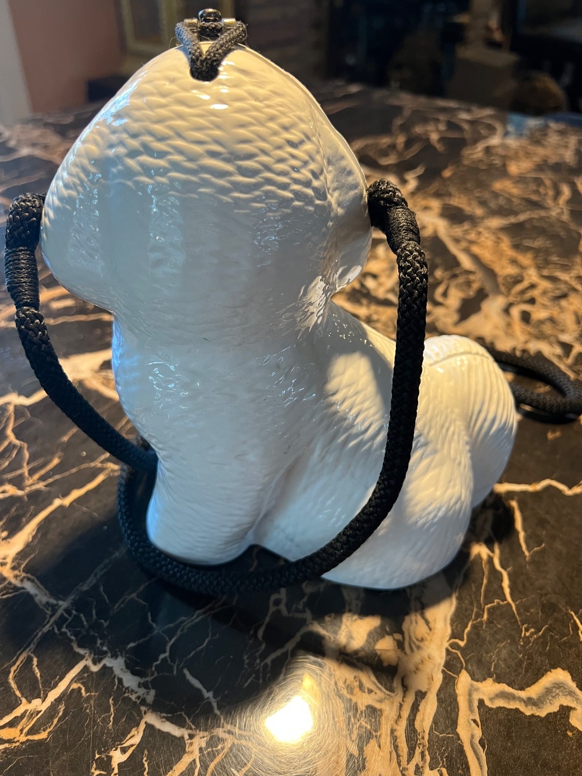 Timmy Woods White Dog Purse