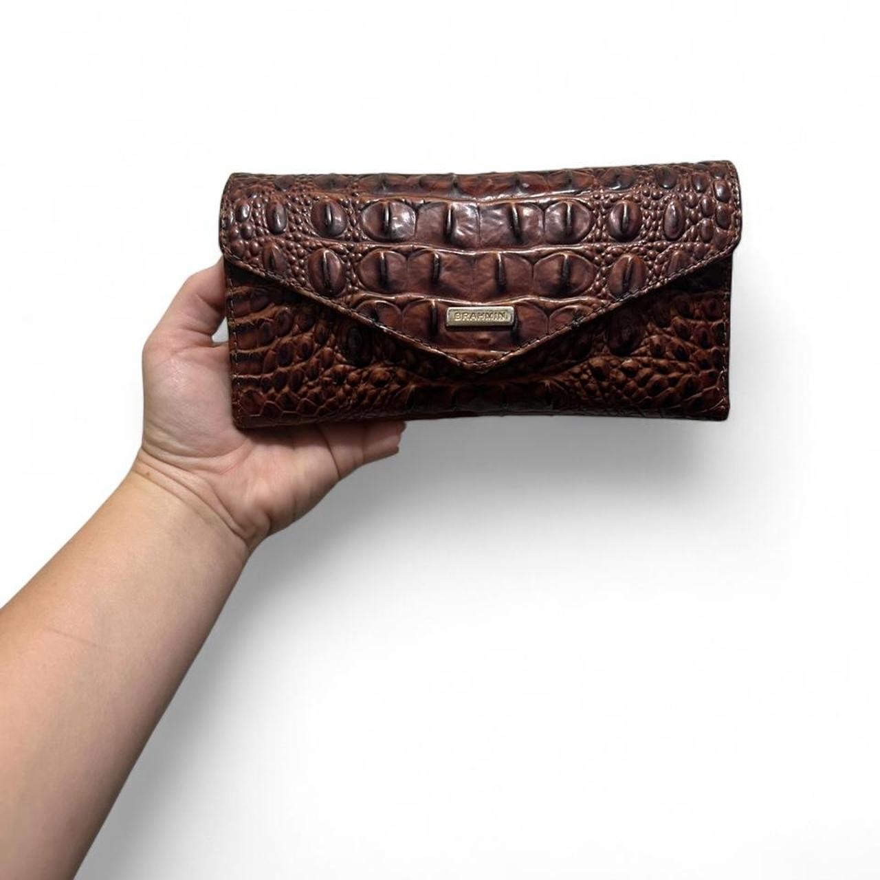 Brahmin Pecan Veronica Wallet – Exellent Condition