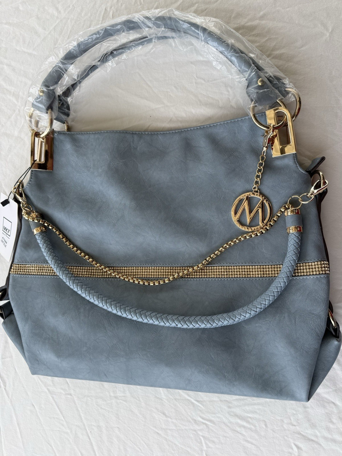 MKF Collection Satchel Handbag with Shoulder Strap by Mia K NWT(C)