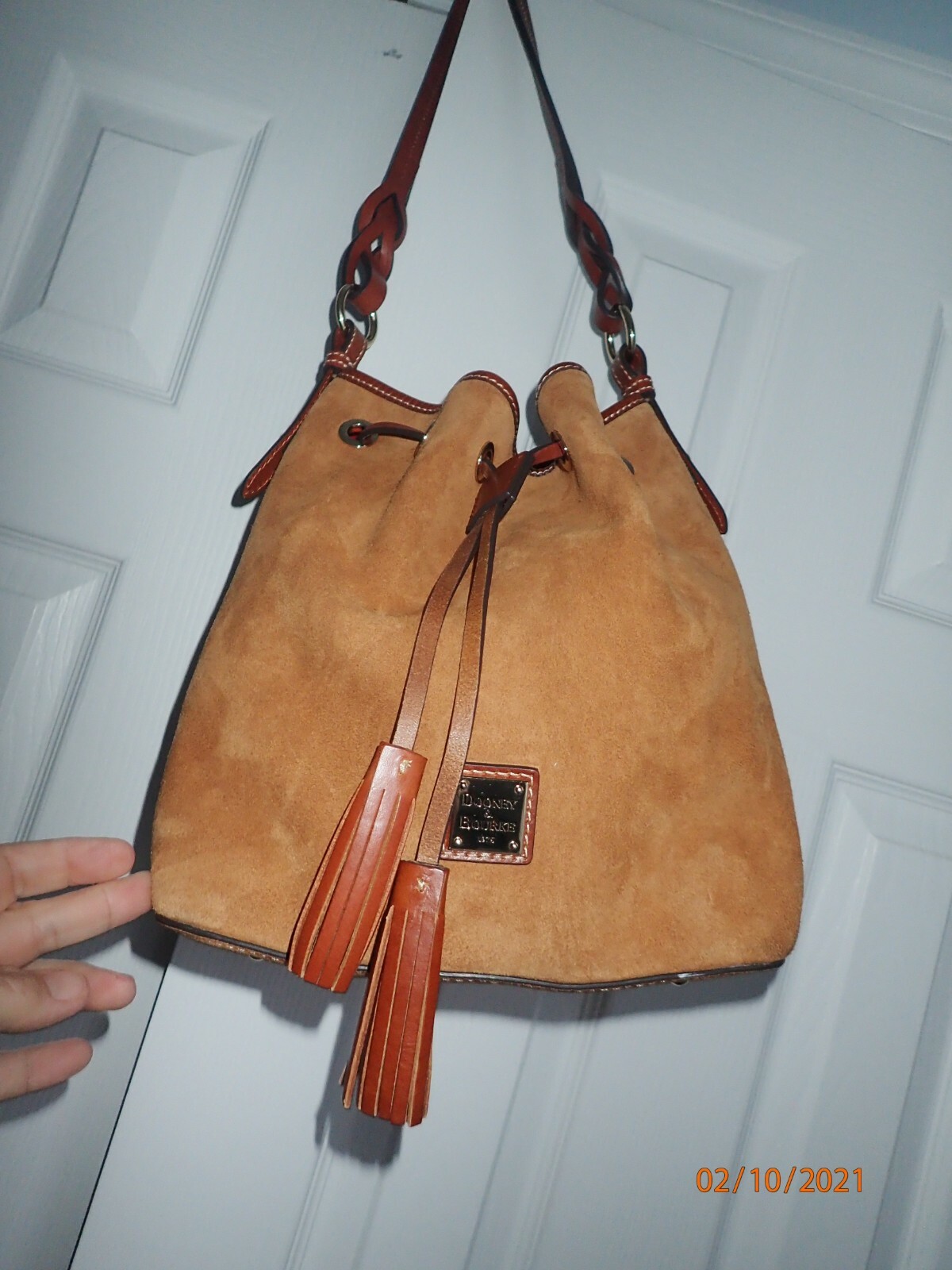 Dooney & Bourke Suede Tasha Drawstring Bag