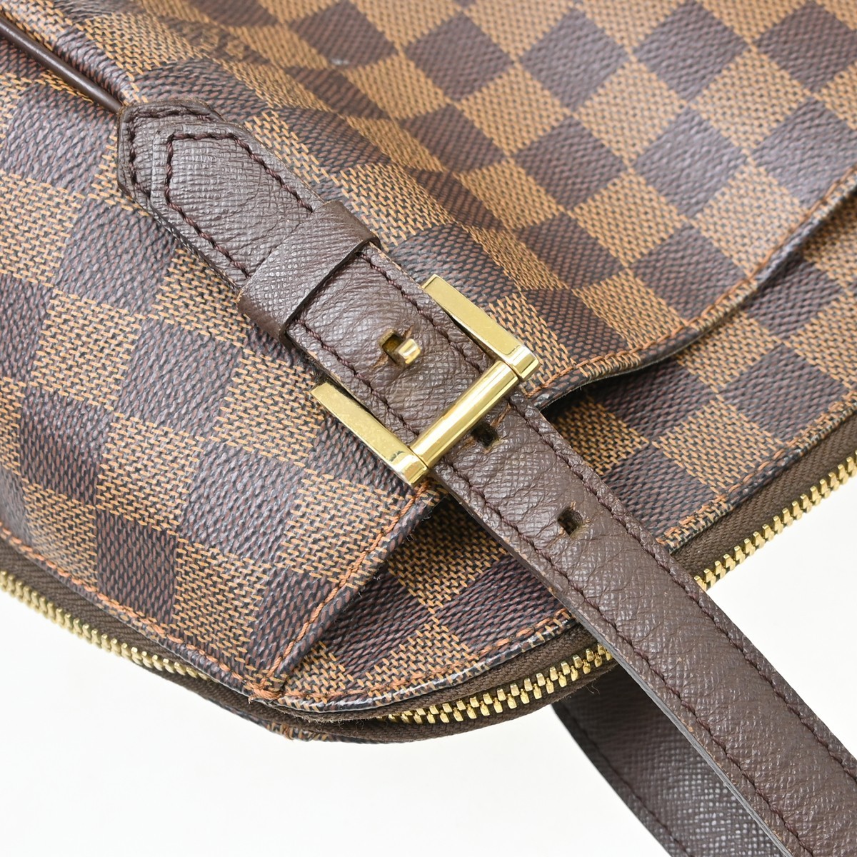 Best05 LOUIS VUITTON DAMIER BELEM MM HANDBAG N51174 AR1014 NQ08874