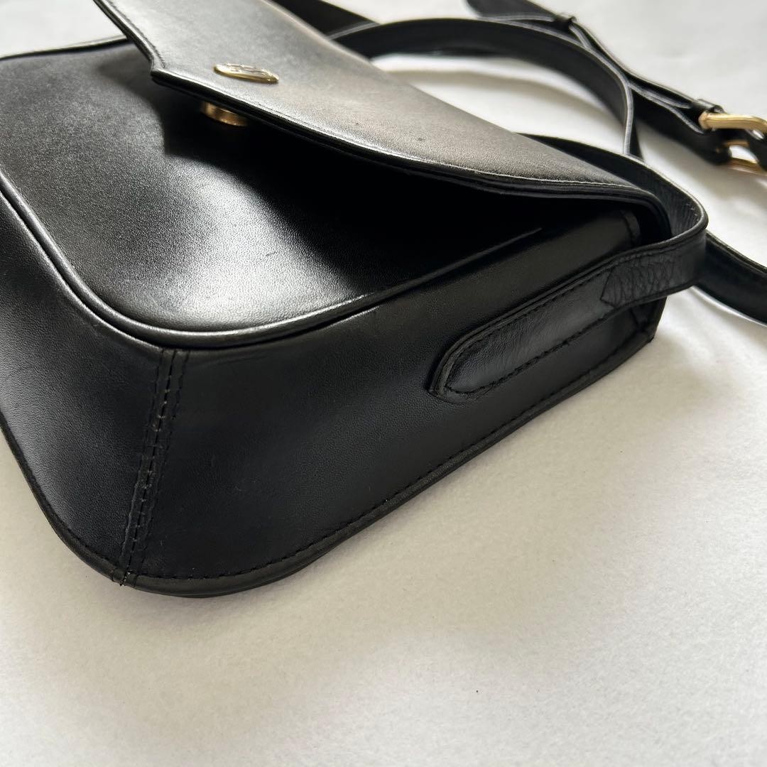 Cartier Must de Cartier Black Leather Small Shoulder Bag Vintage Mini Authentic