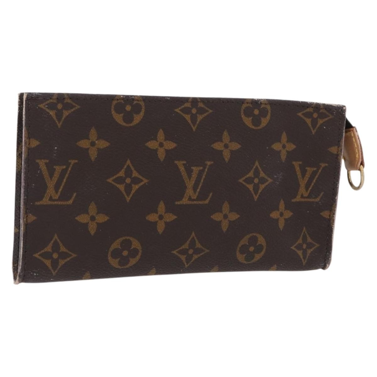 LOUIS VUITTON Monogram Bucket GM Accessory Pouch LV Auth ka2843