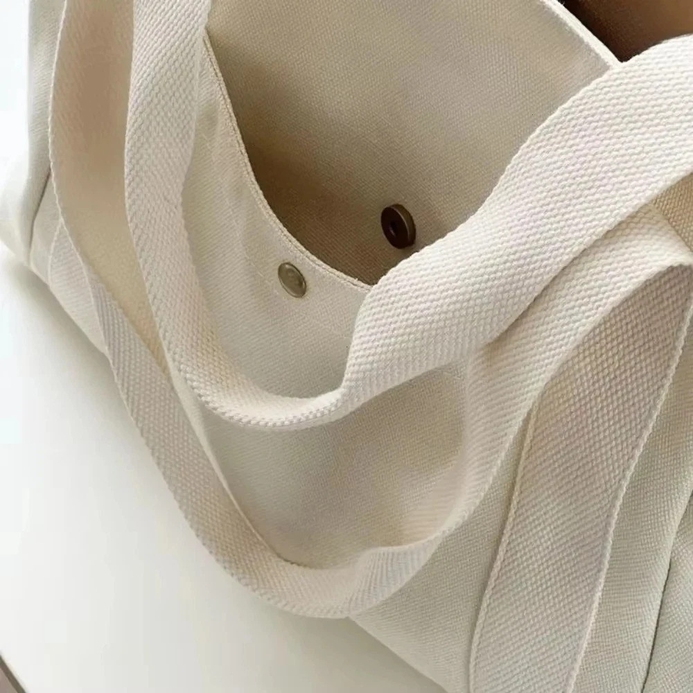 Stylish Large Canvas Tote Bag for Work, College & Daily Use – Women’s Shoulder