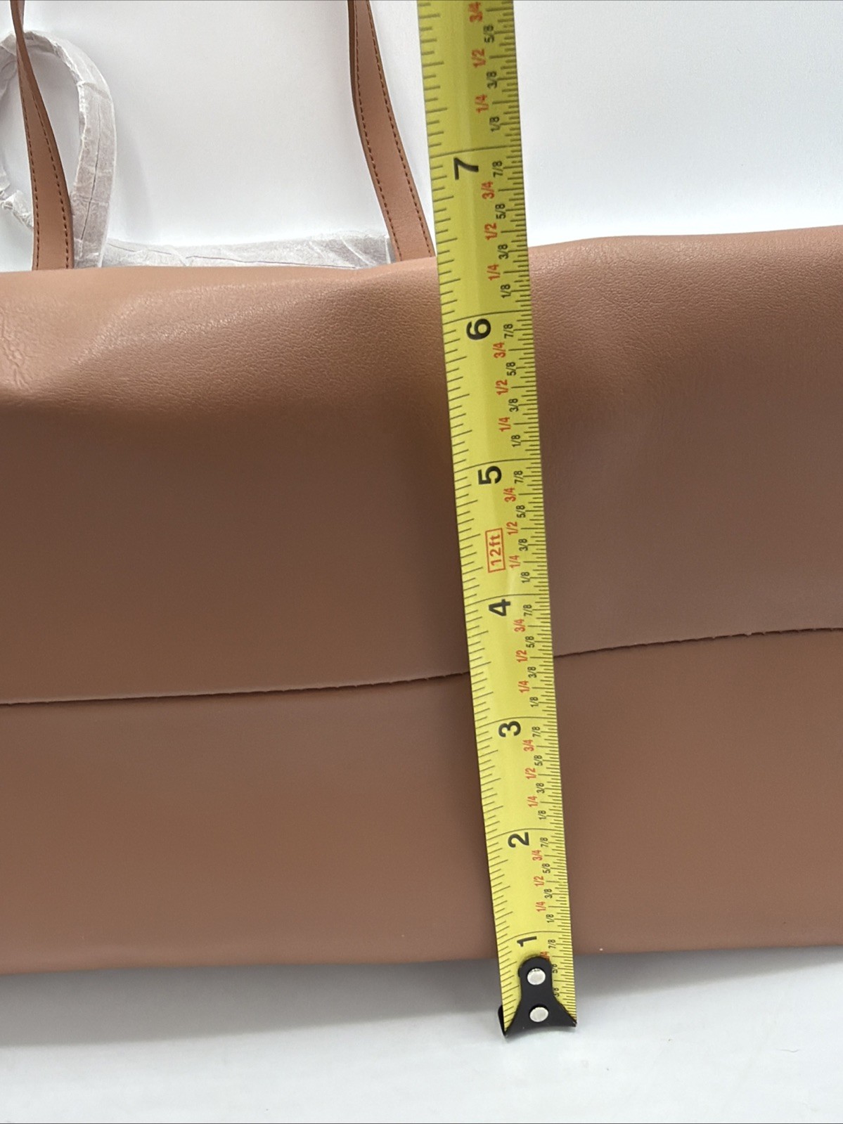 Madewell Medium Transport Tote Cactus Faux Leather Brown NWT NE417