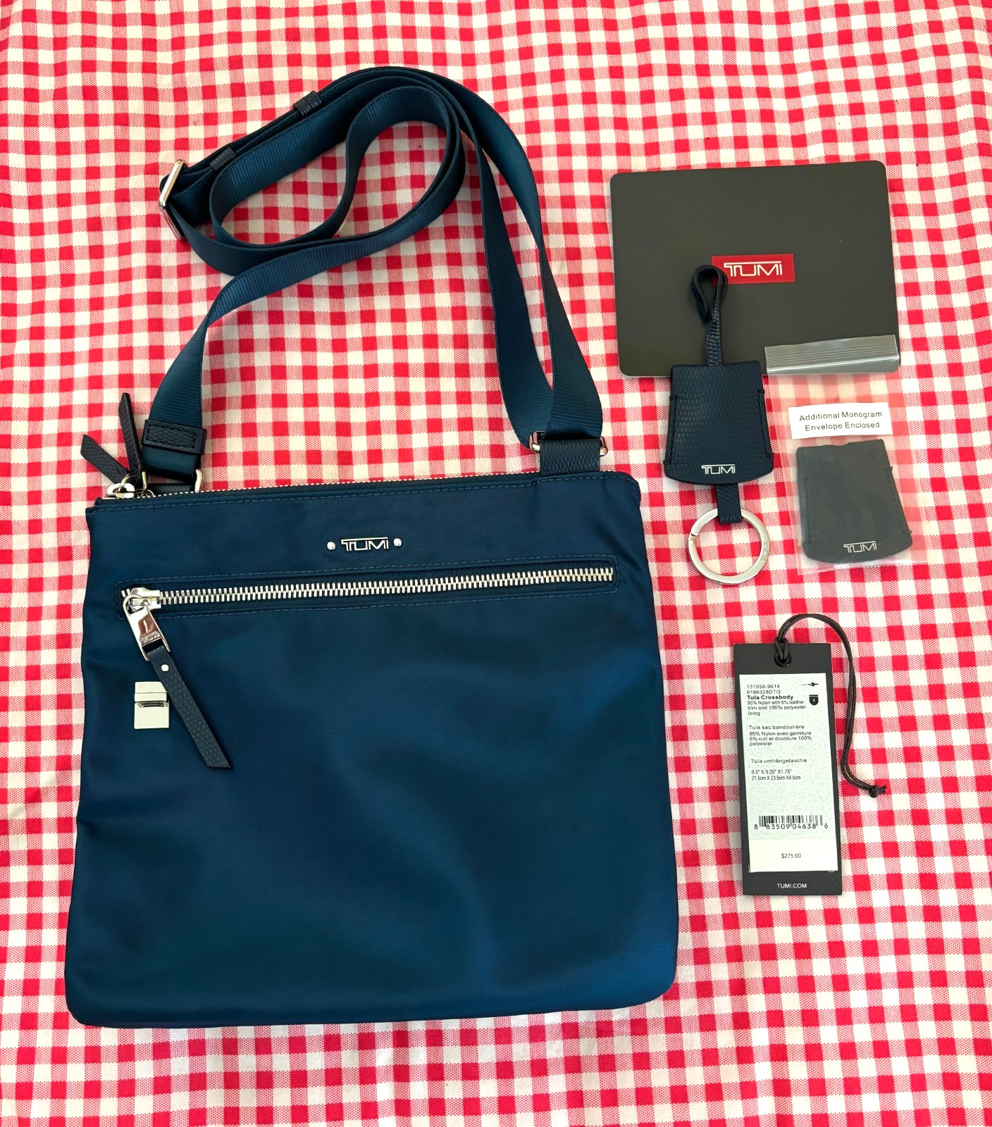 Tumi Voyageur Tula Crossbody Shoulder Bag ~ Dark Turquoise ~ only used a week