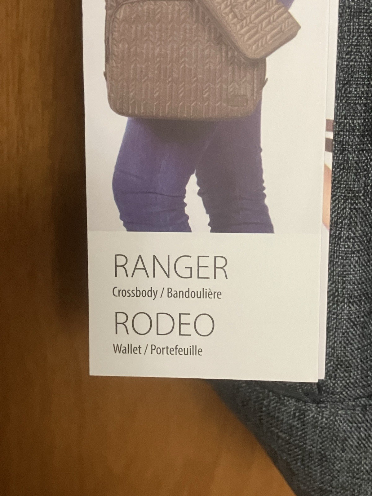 Lug Ranger & Rodeo Duo Heather Gray Crossbody RFID Purse & Wallet New With Tags