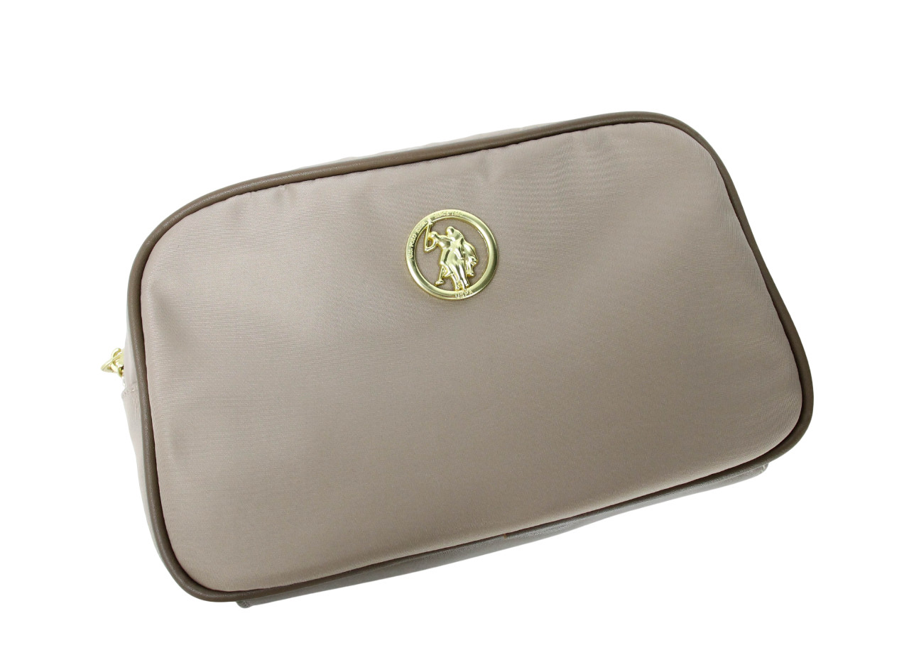 U.S. POLO ASSN. Bag Women’s ONE SIZE Cosmetic Zipper Gold Tone Logo