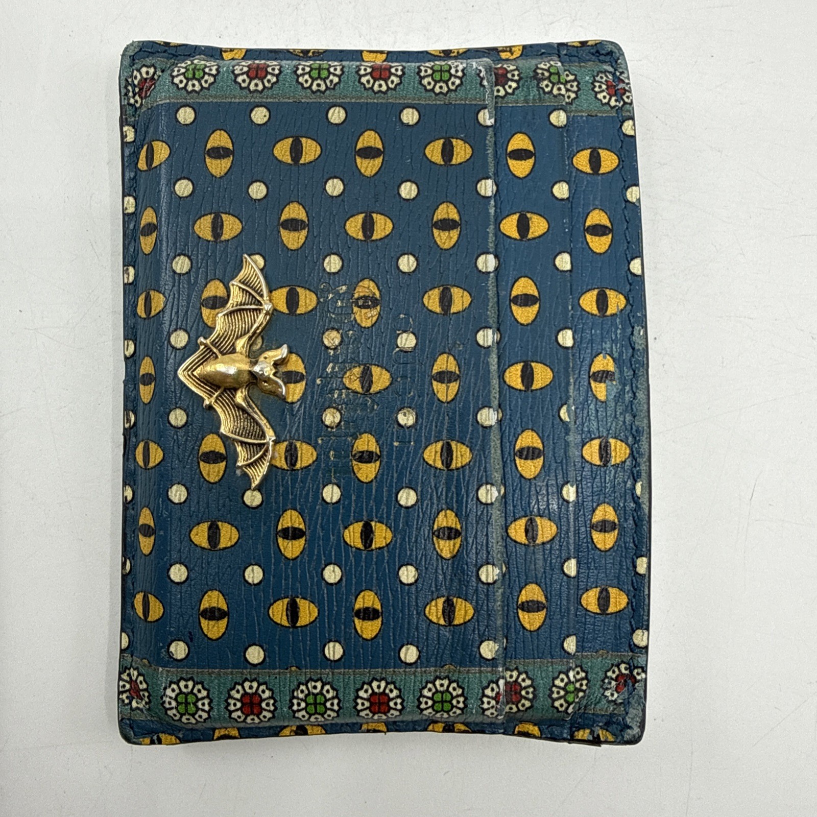 GUCCI Garden Fox Pattern Leather Wallet Mini Women’s 4.3*1.2*3.1 in