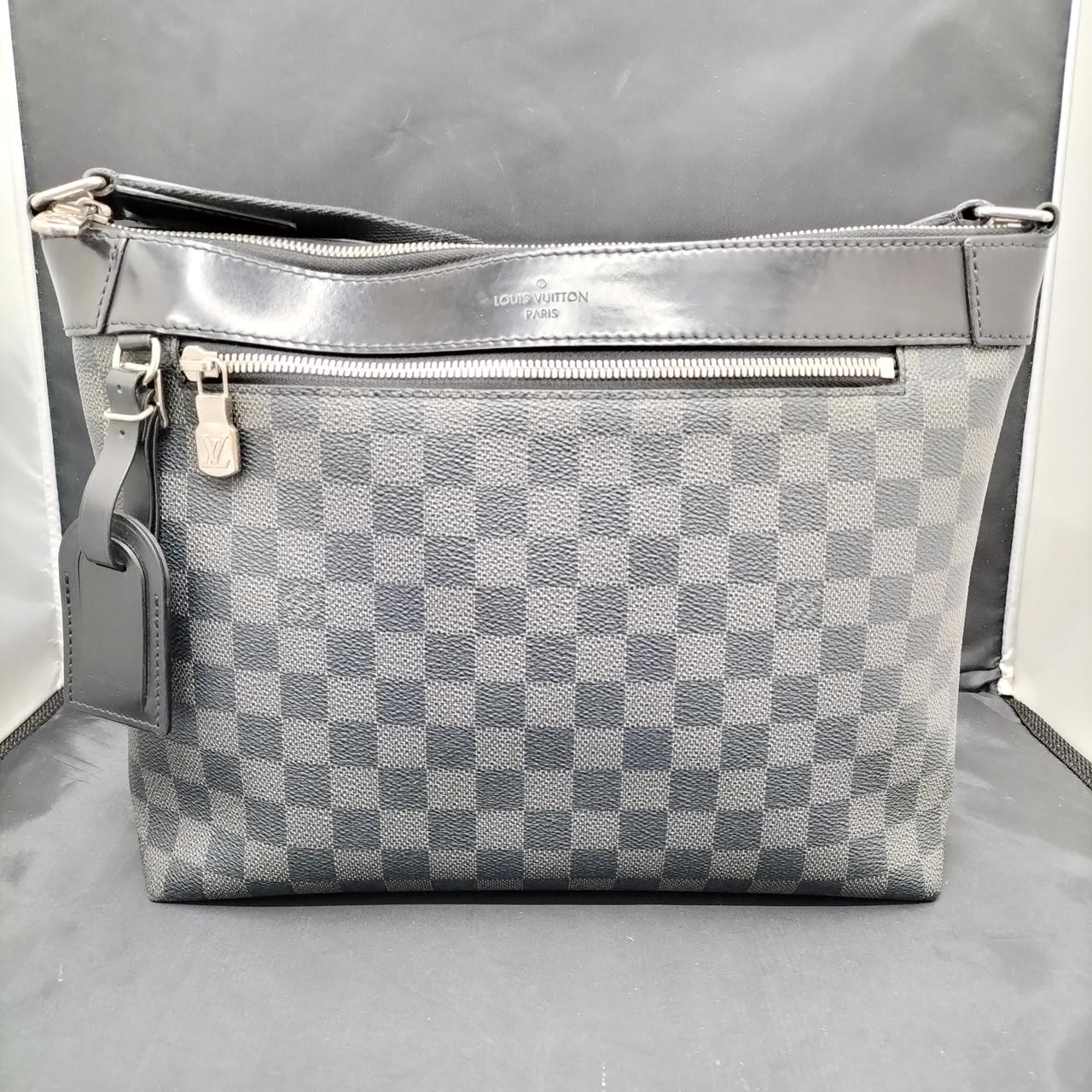 Louis Vuitton N40003 Damier Graphite Mick PM NM h4_0501