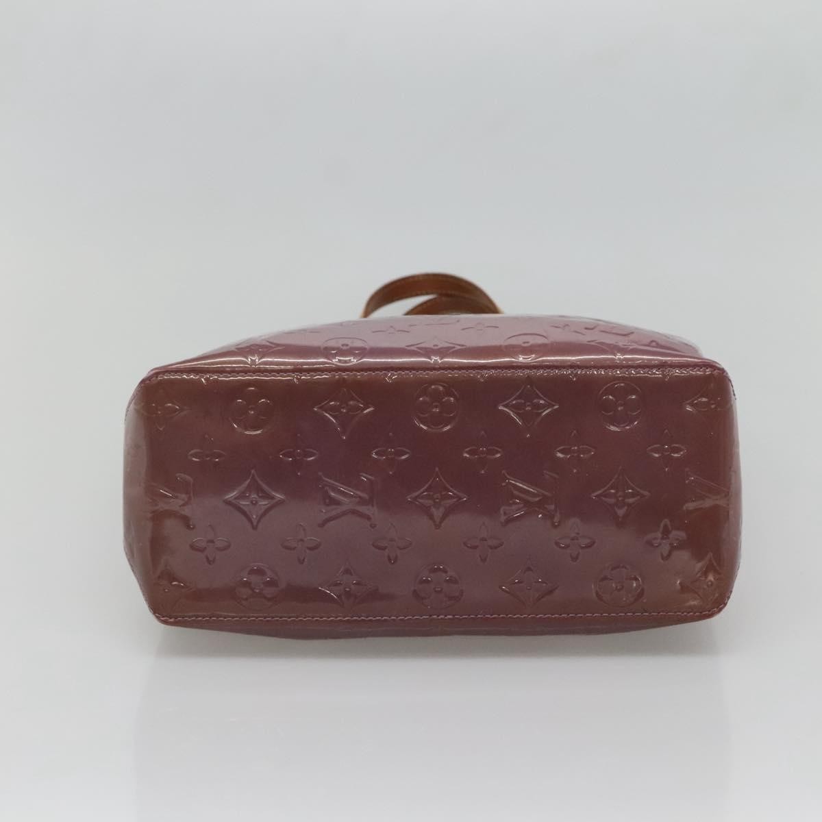 LOUIS VUITTON Monogram Vernis Reade MM Hand Bag Viole M91087 LV Auth bs27811