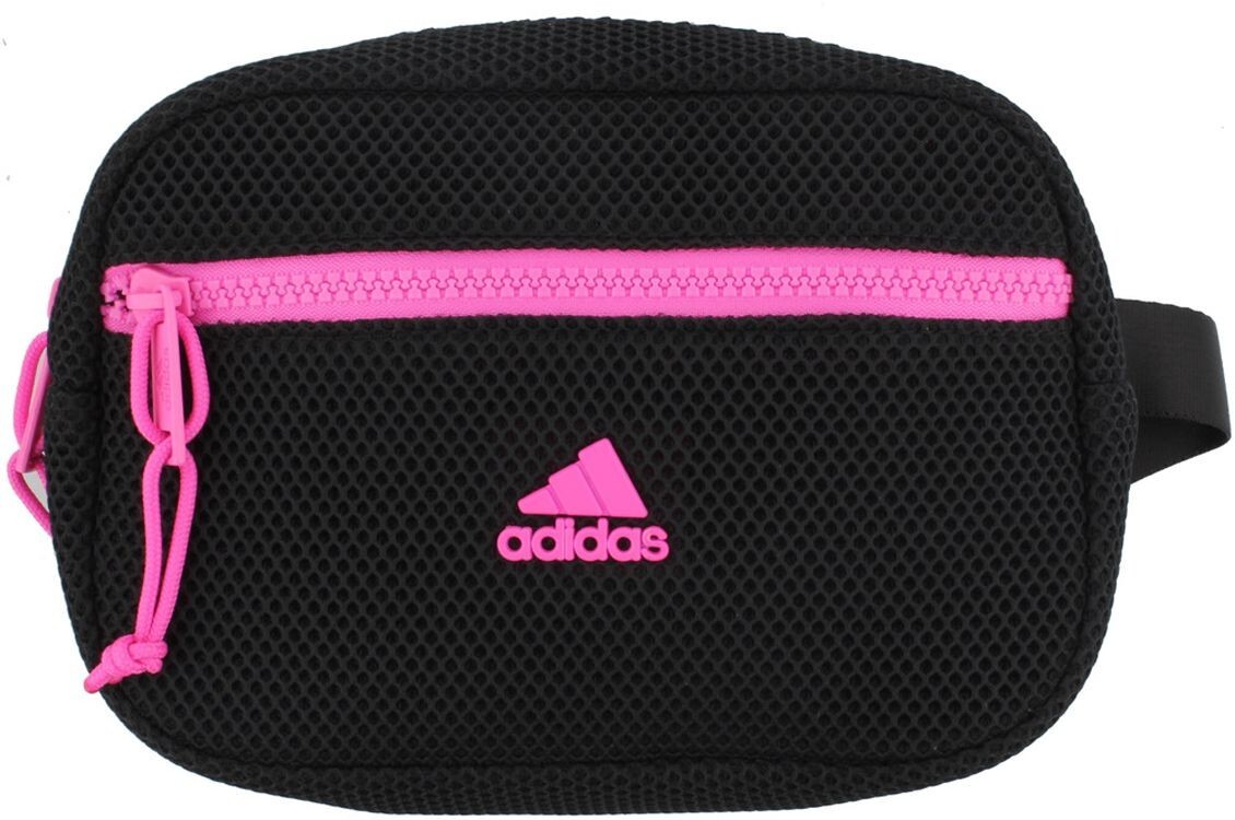 NWT Adidas Women’s Airmesh Fully Adjustable Fanny Pack Bag Black Pink $30 FLC96