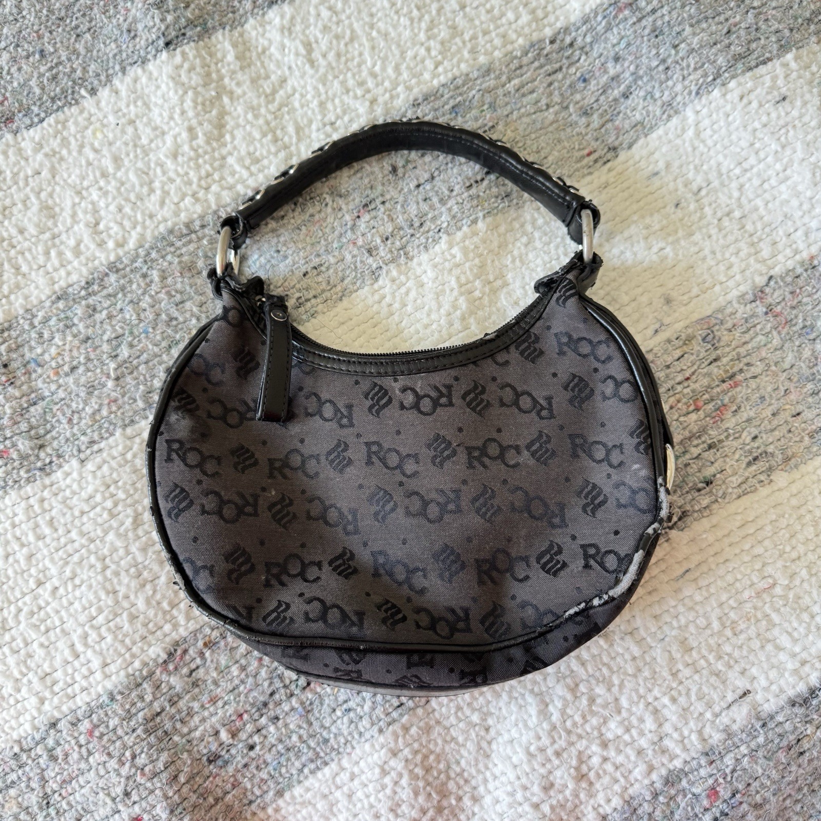 Roca Wear Vintage Mini Bag Bratz Grunge Y2K Punk Fairy Logo Studded Emo Kathy