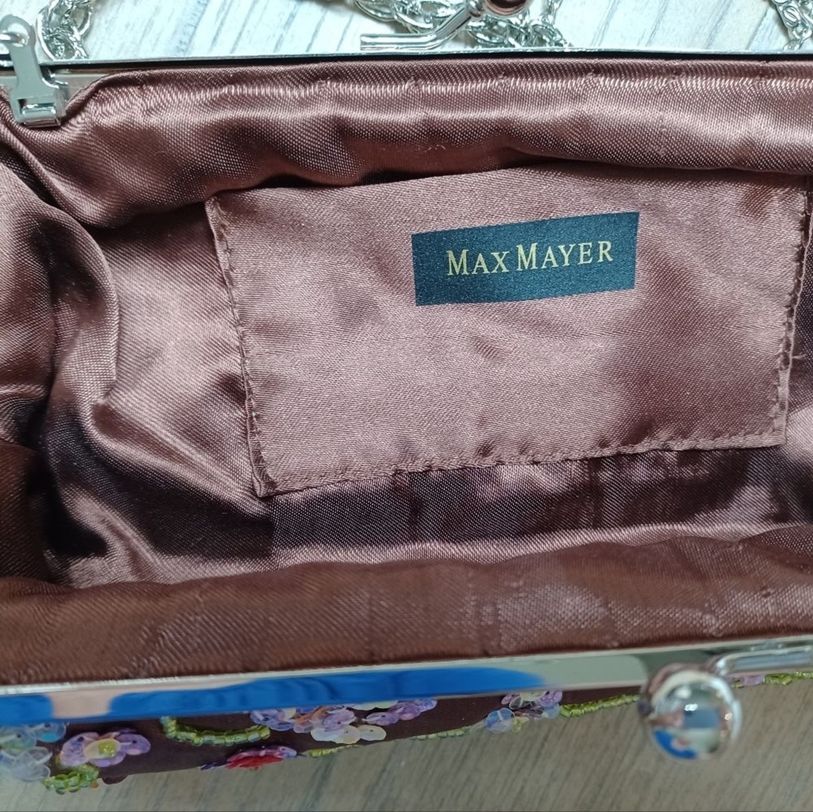 Gorgeous, Unique Vintage Max Mayer Sequin & Bead Clutch/Shoulder Bag
