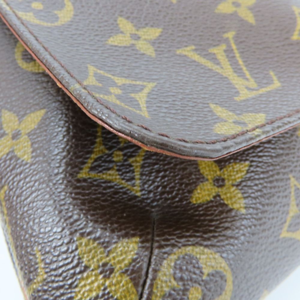 USED LOUIS VUITTON Shoulder Bag Mudget Salsa M51387 Monogram/Nume leather Br…