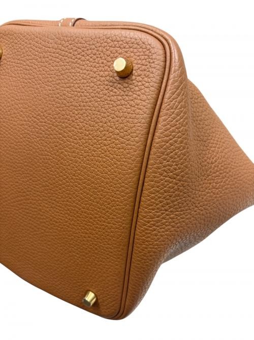HERMES Picotin Lock MM in Clemence Leather Z Stamp 2021 GHW #102