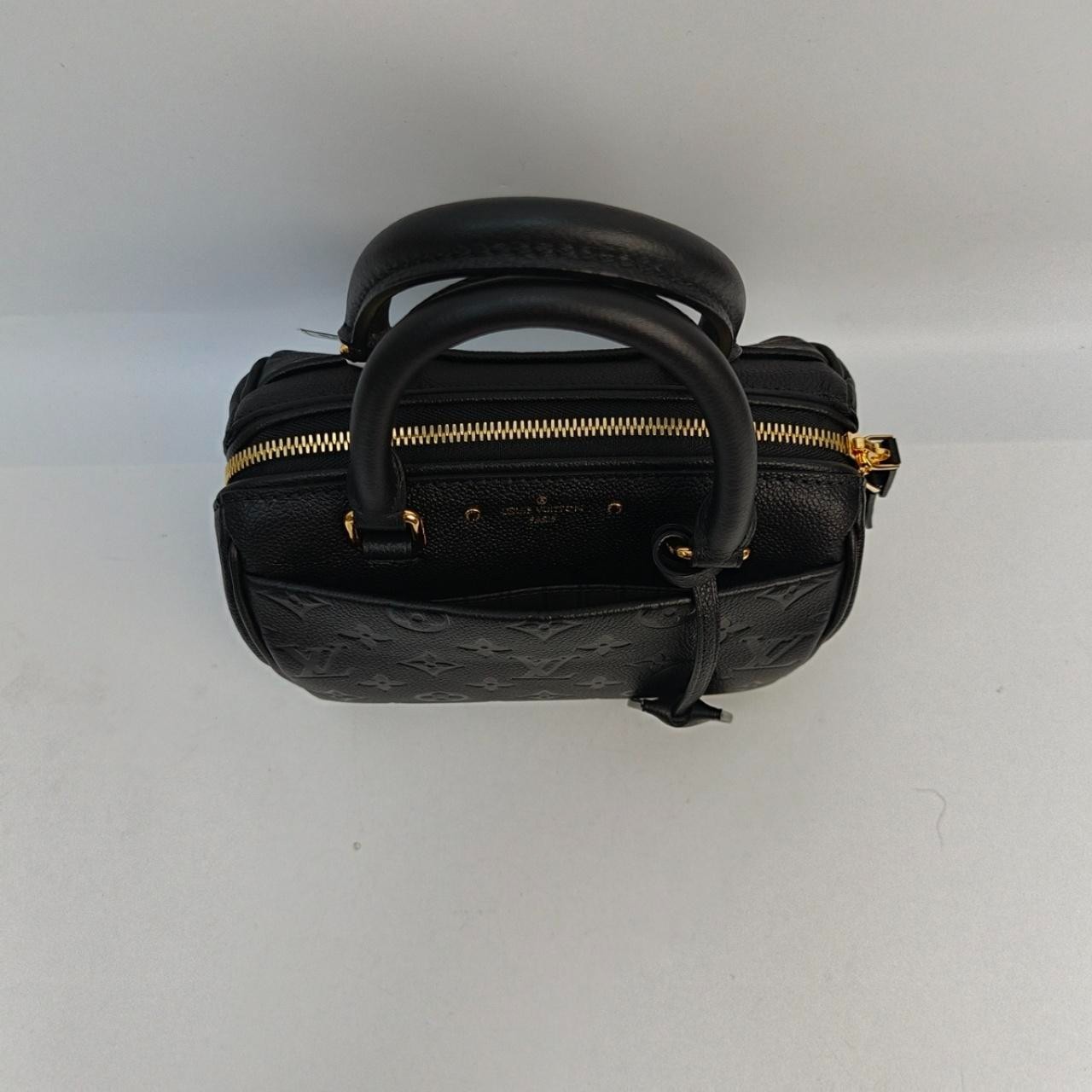 sj0001 Speedy Bandoulière 20 Black Monogram Empreinte Leather U